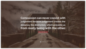 Compassion and judgment