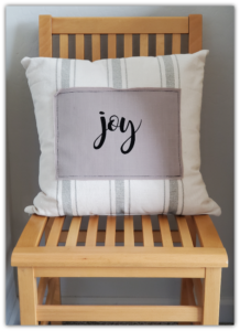 Joy pillow