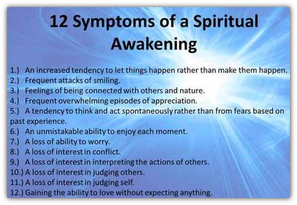 12 symptoms of spiritual awakening